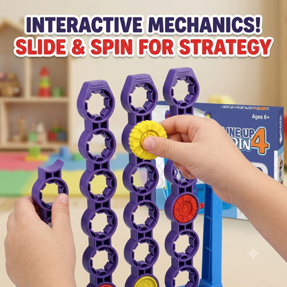 Four in a Row Board Game – Interactive Matching Chess Strategy Toy for Kids & Family Fun