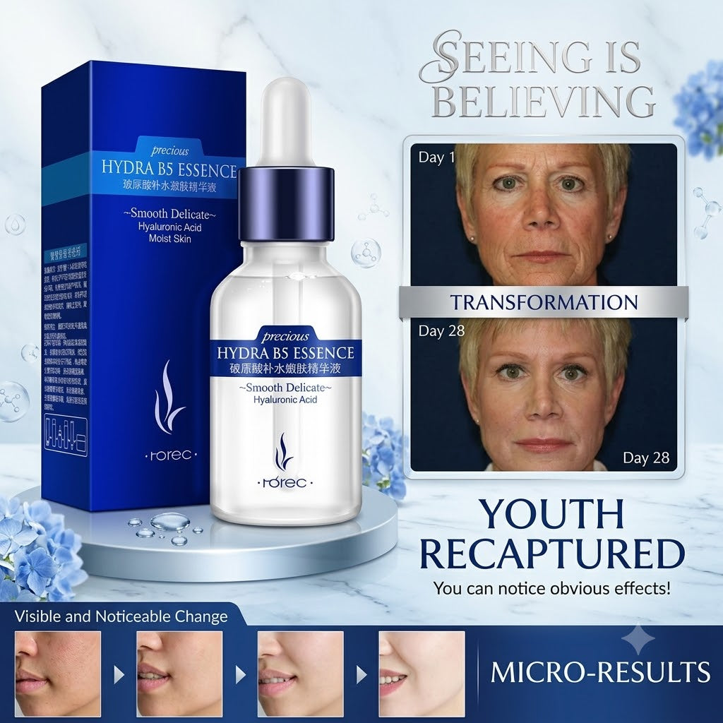 Hyaluronic Acid Facial Serum Hydrating for Soft, Smooth Skin