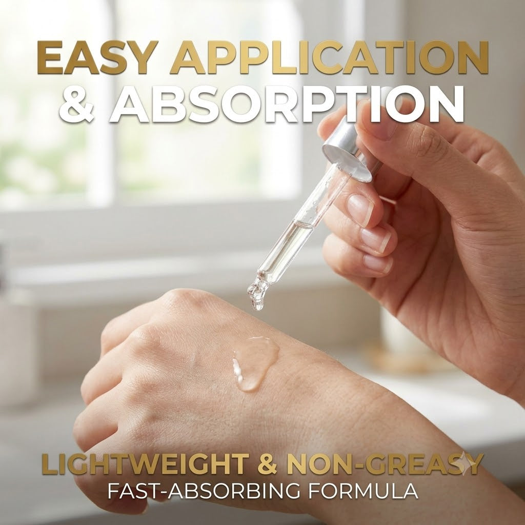 Hyaluronic Acid Facial Serum Hydrating for Soft, Smooth Skin