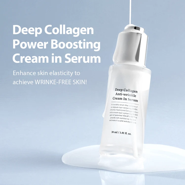 Volufiline Collagen Face Serum – Hydrating Niacinamide Anti-Aging &amp; Smoothing Facial Serum